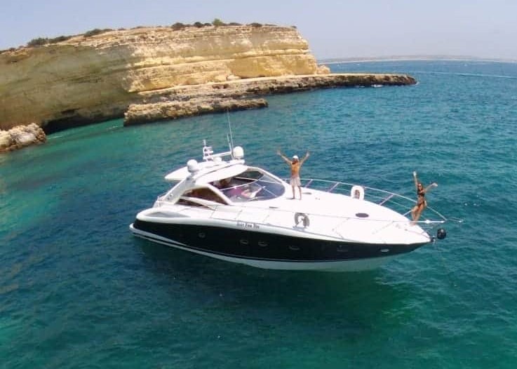 yacht sunseeker portofino 53ft vilamoura marina boat charter Algarve 3