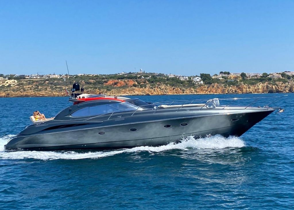 yacht sunseeker predator 60ft vilamoura marina boat charter Algarve 1