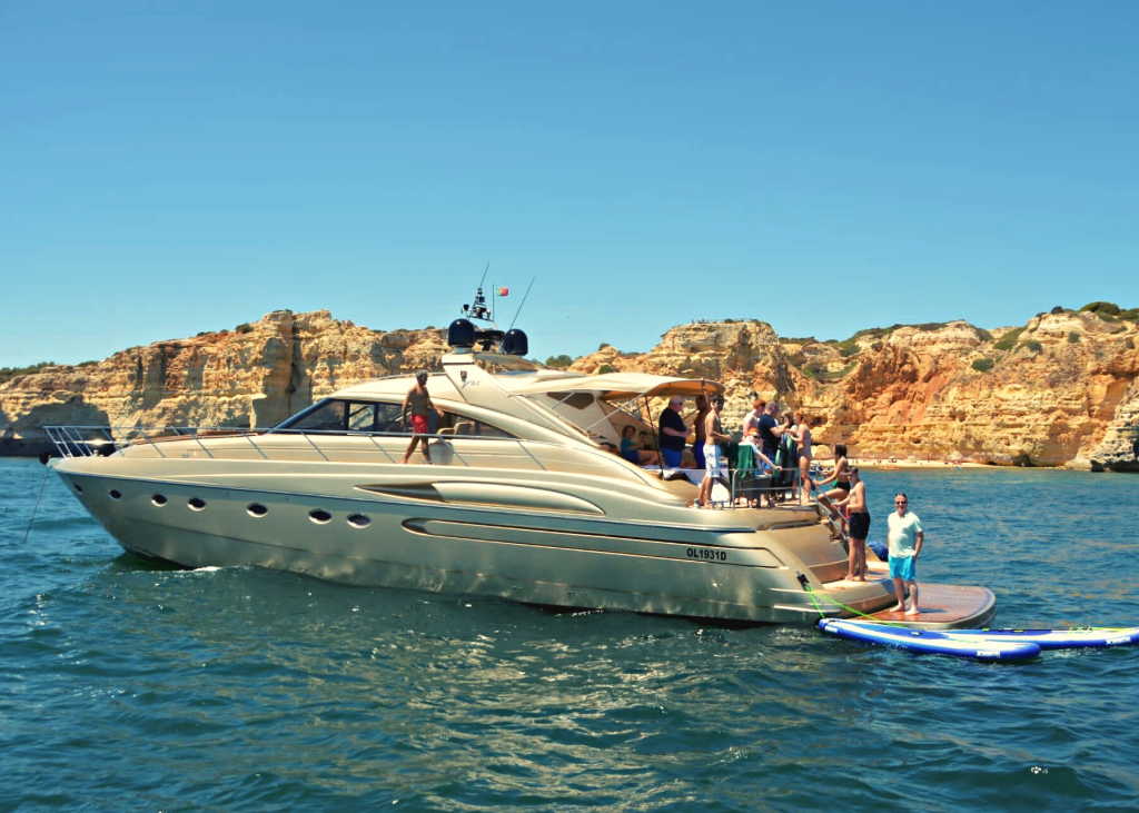 Princess V65 Algarve luxury concierge yacht charter Algarve Vilamoura 2